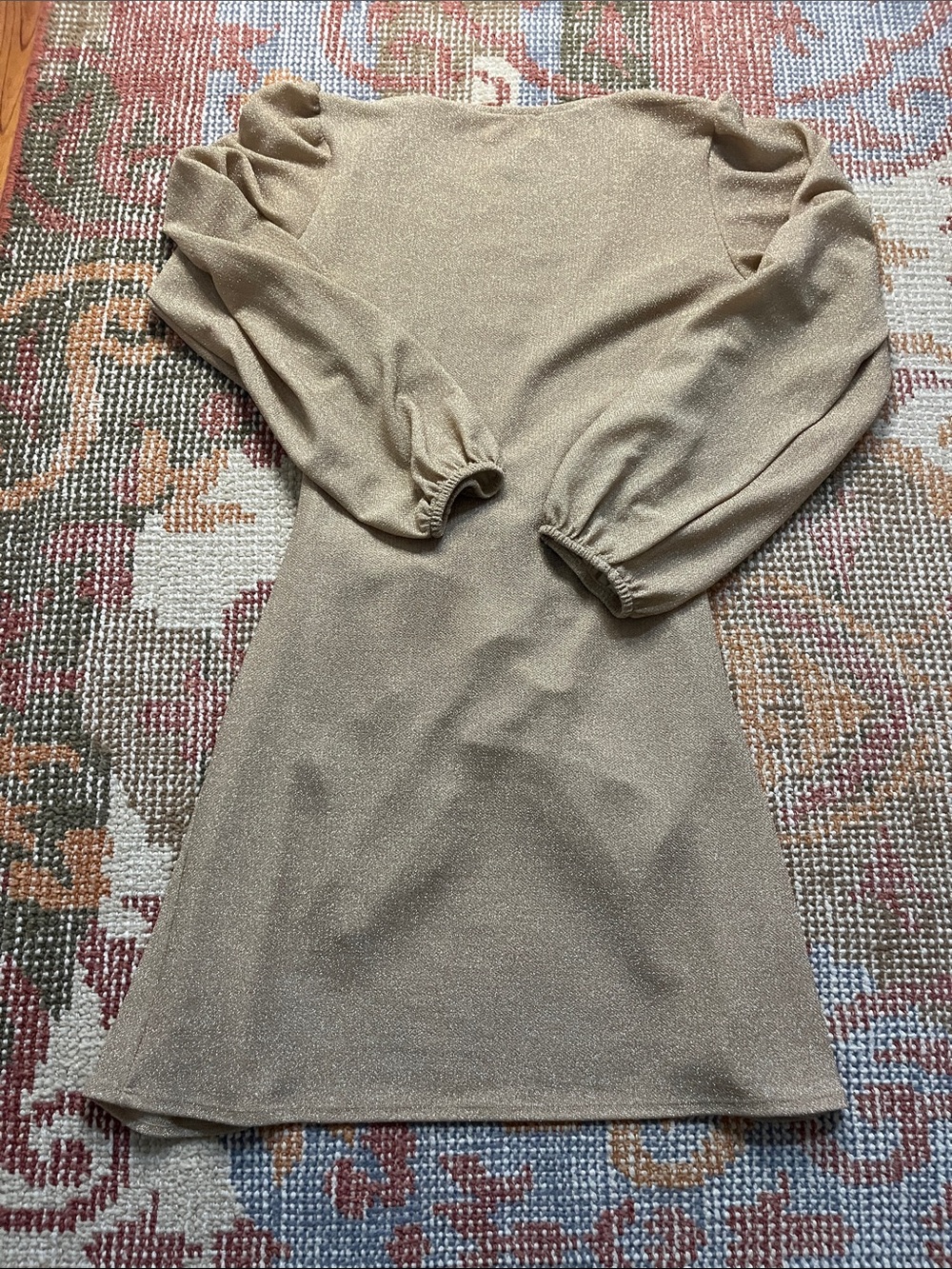 Beach Riot Dixie Metallic Wrap Dress in women’s size L - Picture 7 of 8